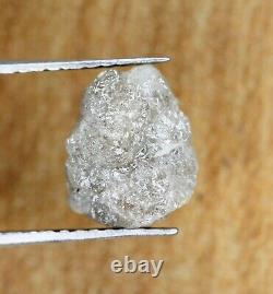 2.84 Ct Natural Grey Rough Diamond Natural Uncut Diamond Raw