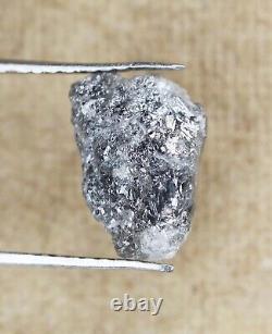 2.96 CT Natural Loose Rough Diamond Grey Raw Irregular Shape for Jewelry Use