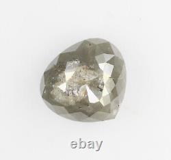 2.97 Ct Natural Loose Pear Diamond Grey Color Pear Shape Rustic Diamond For Ring