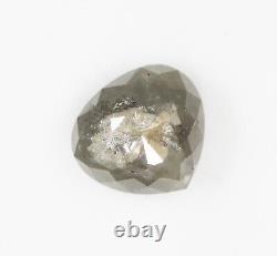 2.97 Ct Natural Loose Pear Diamond Grey Color Pear Shape Rustic Diamond For Ring