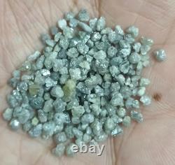 26.20 Ct 2.5-3.5 MM Natural Rough Loose Diamond Grey African Mined Diamonds Lot