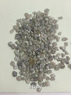 26.20 Ct 2.5-3.5 MM Natural Rough Loose Diamond Grey African Mined Diamonds Lot