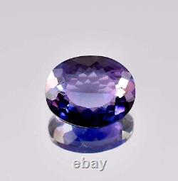 26.80 Ct Natural Ceylon Musgravite Purple Gray Oval Loose Gem Certified 20x16 MM