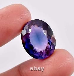 26.80 Ct Natural Ceylon Musgravite Purple Gray Oval Loose Gem Certified 20x16 MM