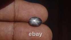 3.22cts Gray Star sapphire 100%Natural oval SRILANKA precious gemstone