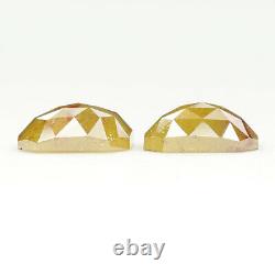 3.31 Ct Natural Loose Diamond, Radiant Pair Diamond, Yellow Grey Diamond, L6452
