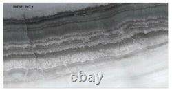 30 m2 Italian Grey Onyx effect Polished Porcelain 600x1200 x10 mm Job lot