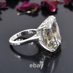 33.45Ct Grey Diamond Ring-925 Silver Certified Earth Mined Great Shine