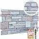 3d Natural Granite Effect Stone Pvc Wall Cladding Panels Grey Real Brick Slate