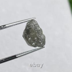 4.36 Ct Natural Grey Rough Diamonds Loose Uncut Opaque Clarity Raw