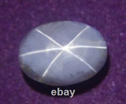 4.64ct star sapphire 100%natural oval cut ceylon precious birthday ring gemstone