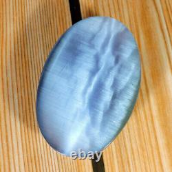 482.20 Ctw Natural Grey Shiny Cat's Eye Moonstone Oval Cabochon Loose Gemstone