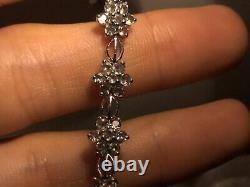 4ct Alexandrite bracelet Rare Natural Earth-mined Certified 9ct white gold