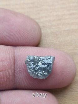 5.43 Ct Natural Loose Rough Diamond, Silver Grey African Rough Diamond For Ring