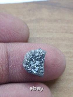 5.43 Ct Natural Loose Rough Diamond, Silver Grey African Rough Diamond For Ring