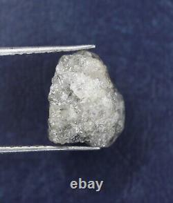 5.74 CT Grey Color Natural Irregular Shape African Loose Rough Diamond