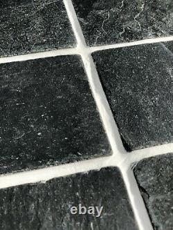 500 x Natural Slate Tiles 100mmx100mm