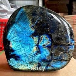 500g/700g/1000g Magic Natural Colorful Flashing Polished Labradorite Stone Freef