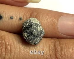 6.02CTW Natural Grey Raw Diamond (1PCS) Grey Fancy Rough Diamond For Jewellery