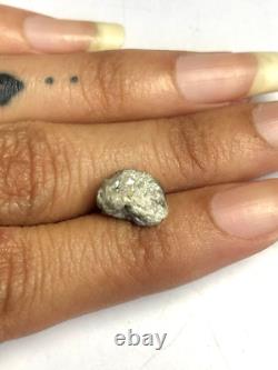 6.02CTW Natural Grey Raw Diamond (1PCS) Grey Fancy Rough Diamond For Jewellery