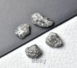 6.30ctw Grey Natural Loose Rough Diamond Uncut Raw Diamonds Use For Making Ring