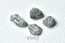 6.30ctw Grey Natural Loose Rough Diamond Uncut Raw Diamonds Use For Making Ring