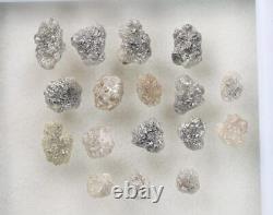 6 Ct Grey Raw Uncut Diamond Natural Loose Rough Earth Mined Diamond For Jewelry