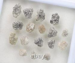 6 Ct Grey Raw Uncut Diamond Natural Loose Rough Earth Mined Diamond For Jewelry