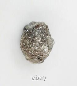 7.07 Ct Grey Color Raw Uncut Diamond Natural Loose Rough diamond, raw Stone VG16