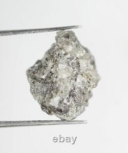 7.36 Ct Grey Color Raw Uncut Diamond Natural Loose Rough diamond, raw Stone VG51