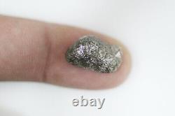 7.72 CTW Grey Rough Diamond, 16.10 X 10.00 mm Natural grey Raw Loose diamond