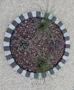 78 cm granite circle ring tree flower surround grass lawn edging paving stones