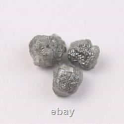 8.23 Natural Grey Rough Raw Diamond Earth Mined Loose Diamond For Use Jewelry