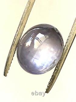 9.88 Ct Natural Bluish Grey Star Sapphire Cabochon Loose Gemstone