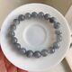 9.8mm Genuine Natural Grey Stibnite Gemstone Round Beads Bracelet Aaa