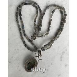 925 Sterling Silver Labradorite Necklace Sky