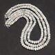 985 Cts Natural 3 Strand Grey Moonstone Round Shape Beaded Necklace Sk 17 E512