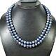 Aaa+ Multi Color Round Peacock Tahitian Cultured 550ct/18 Pearl Necklace Strand