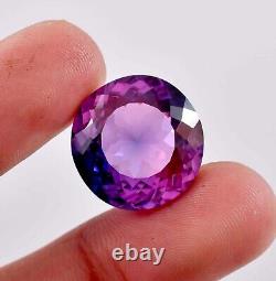 AAA Natural Purple-Gray Ceylon Musgravite Round Cut Loose Gemstone GIT Certified