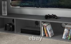 Anthracite Grey High Sleeper Gaming Bed with Desk W135cm x L196cm x H170cm BULA