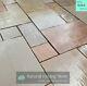 Autumn Brown Mixed Sizes Indian Sandstone Natural Paving Patio Slabs Calibrated