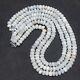 Beautiful 1051 Cts Natural Grey Moonstone Round Shape Beaded Necklace Sk 13 E515