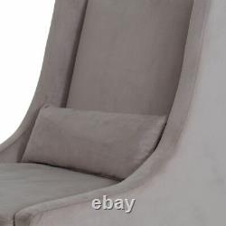 Benson Natural Stone Velvet Occasional Chair