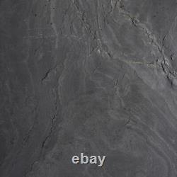 Burnt Ash Veneer Sheet Easy Fit Tiles For Interior Floor and Wall 1220x2440mm