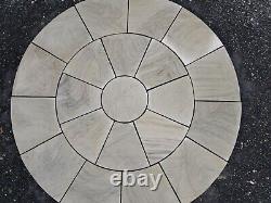 Circle Patio Kits Natural Yorkshire Stone Quarried in UK Not Concrete