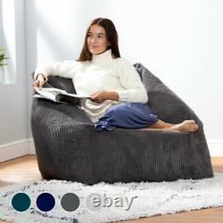 Cord Bean Bag Armchair Adults Gaming Chair Giant Jumbo Cord Beanbag Icon
