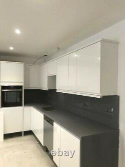Dark Grey Quartz Kitchen Worktop Sample I Affordable High Quality All Colours