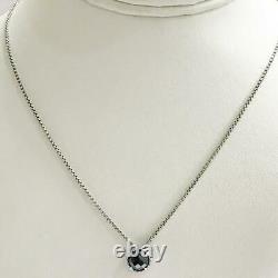 David Yurman Sterling Silver Chatelaine with Hemitate Pendant necklace