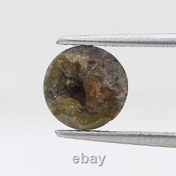 Diamond Gray Natural diamond 2.13Ct 7.5MM Round Tambulicut diamond Fancy diamond