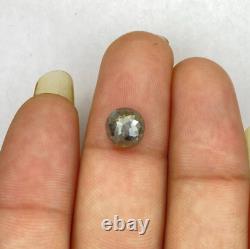 Diamond Gray Natural diamond 2.13Ct 7.5MM Round Tambulicut diamond Fancy diamond